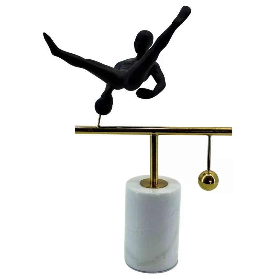 71437-Mermer Kaideli Sporcu Adam 26x37