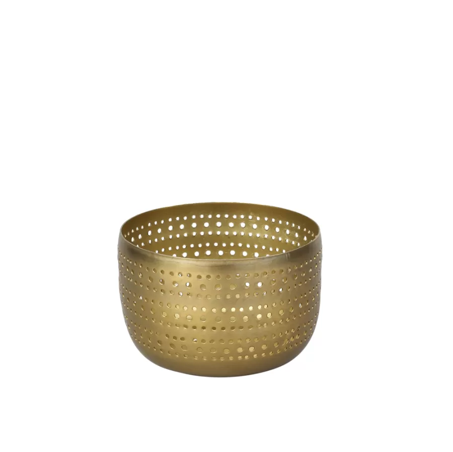 AK.JFA65004020 METAL TEALIGHT HOLDER 12*12*8 CM