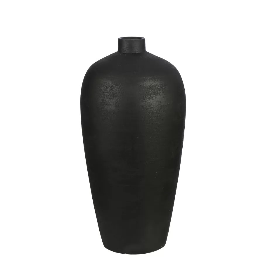 AK.JH0025 SERAMİK VAZO BLACK 27X60 CM