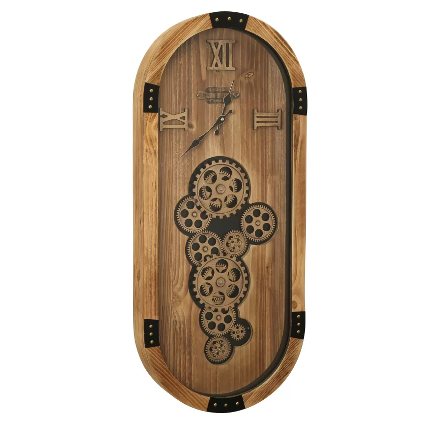 AK.JI0017 ÇARKLI DUVAR SAATİ 80*34*8 CM