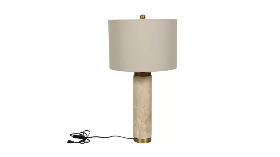AY.VTL-0114 Doğal Taş Abajur 35.5*35.5*67.5 cm